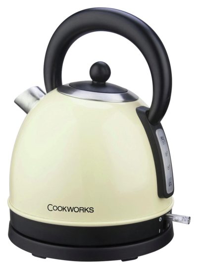 Cookworks - Kettle - Traditional - Stainless Steel Cream